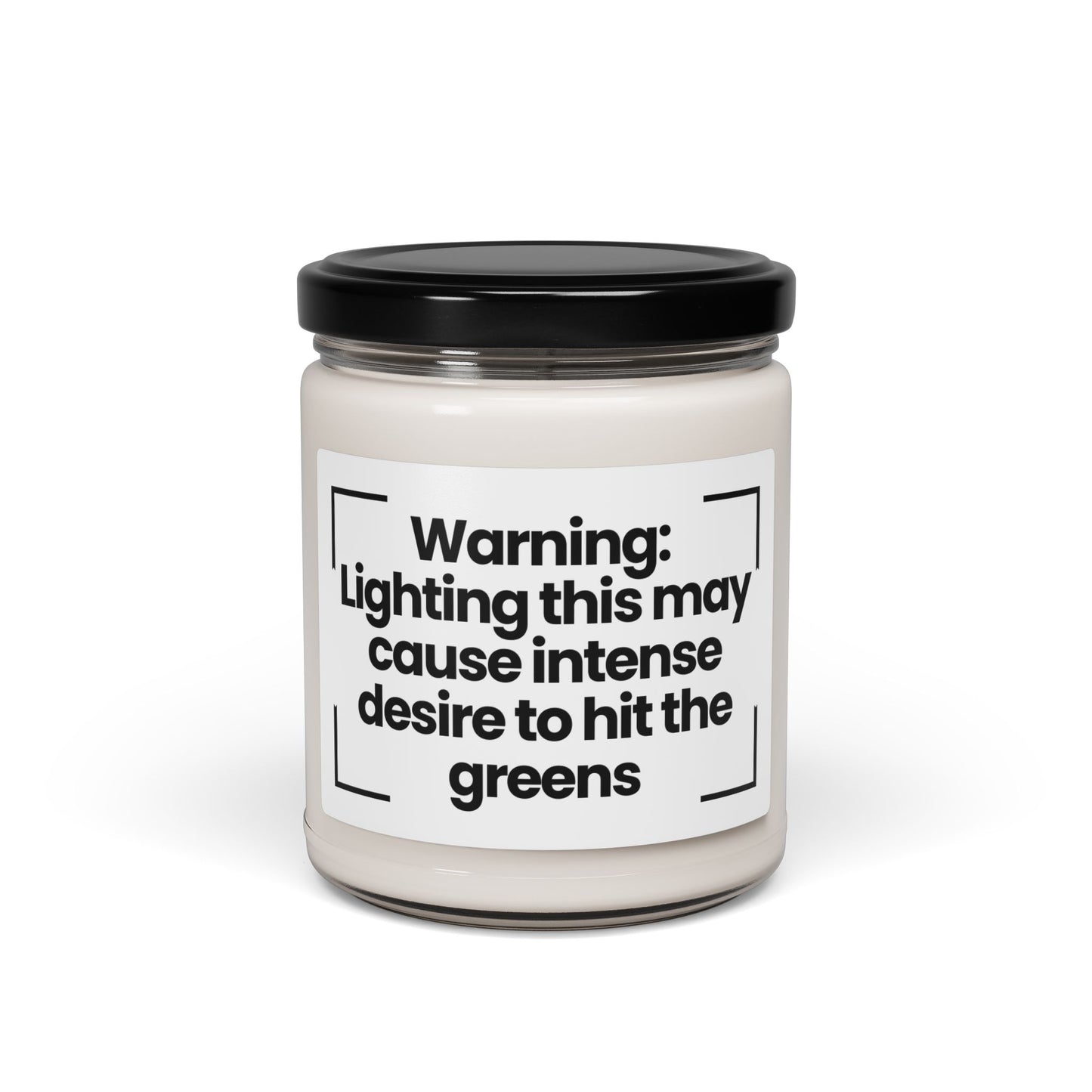 Golf-Themed Scented Soy Candle | Perfect Gift for Golf Lovers | 9oz | Warning: Lighting this may cause intense desire to hit the greens